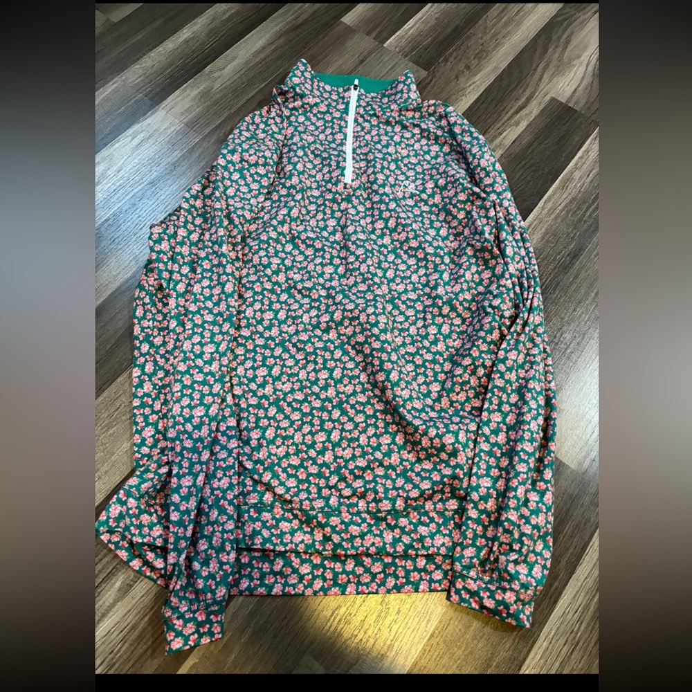 Rhoback azalea quarter zip